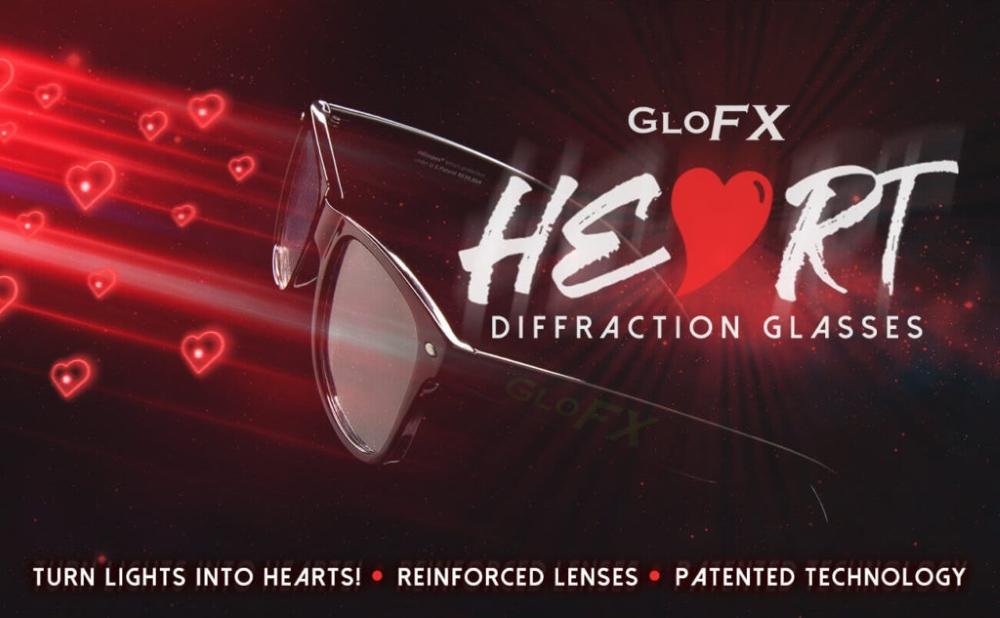 Heart Diffraction Glasses