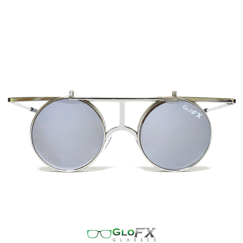Retro flip up glasses clearance