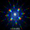 GloFX Spiral Flip Diffraction Glasses - Black