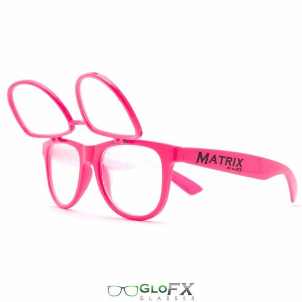 GloFX Matrix Diffraction Glasses - Pink