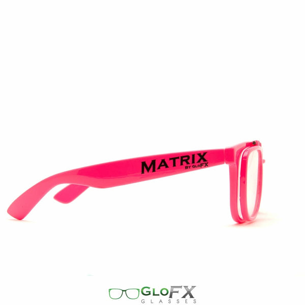 GloFX Matrix Diffraction Glasses - Pink