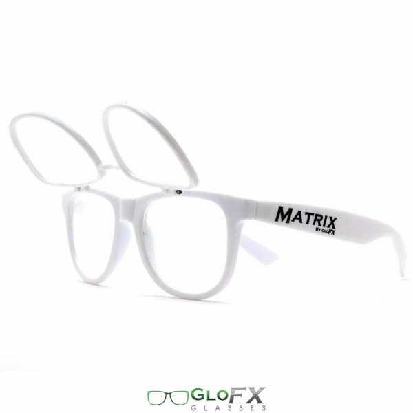 GloFX Matrix Diffraction Glasses - White