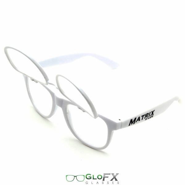 GloFX Matrix Diffraction Glasses - White