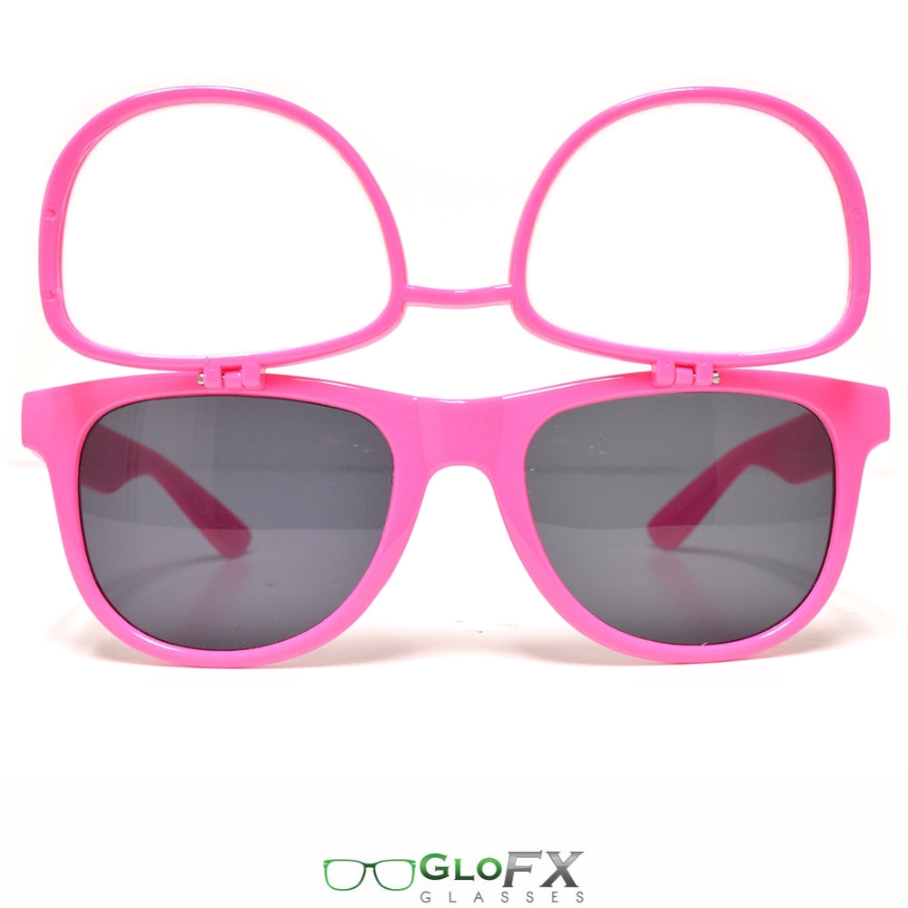 GloFX Diffraction Flip Sunglasses - Pink