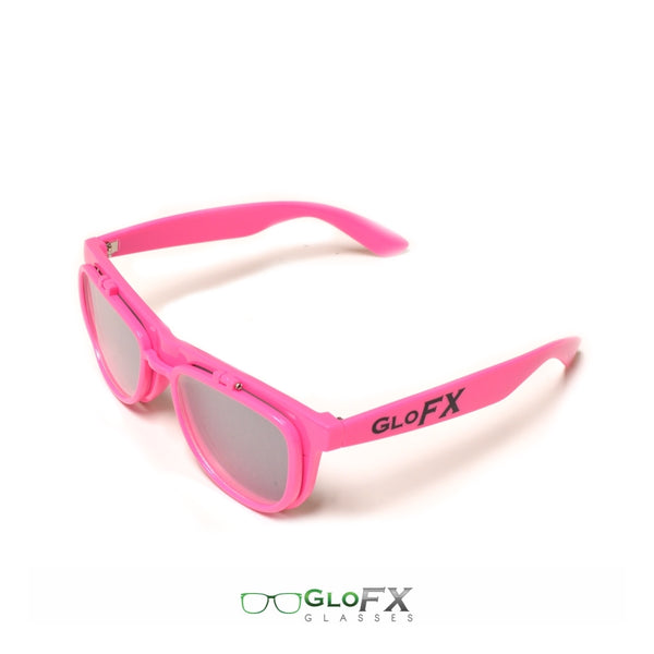 GloFX Diffraction Flip Sunglasses - Pink
