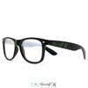 GloFX Ultimate Diffraction Glasses - Black - Clear