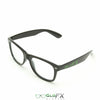 GloFX Ultimate Diffraction Glasses - Black - Clear