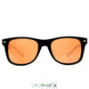 GloFX Ultimate Diffraction Glasses - Black - Amber Tinted