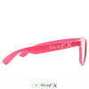 GloFX Ultimate Diffraction Glasses - Pink - Emerald Tinted
