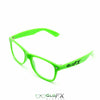 GloFX Ultimate Diffraction Glasses - Green - Clear