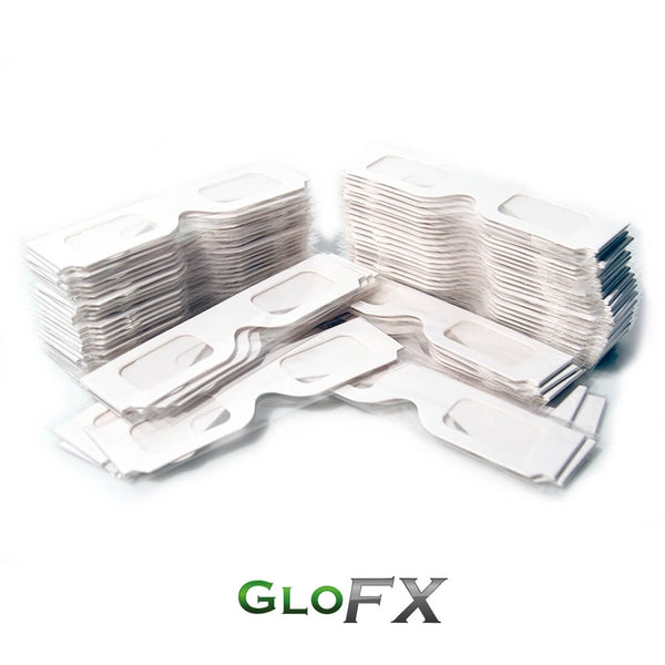 Paper Diffraction Glasses - White