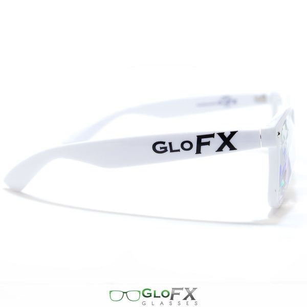GloFX Ultimate Kaleidoscope Glasses - White