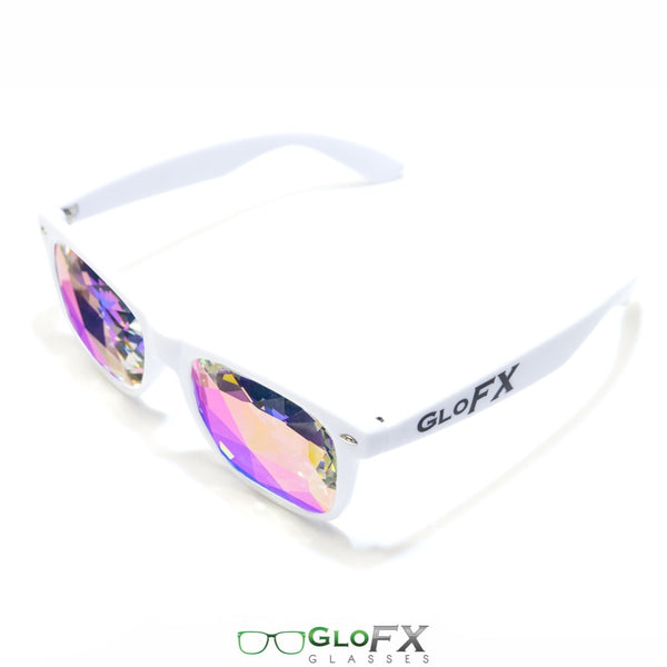 GloFX Ultimate Kaleidoscope Glasses - White