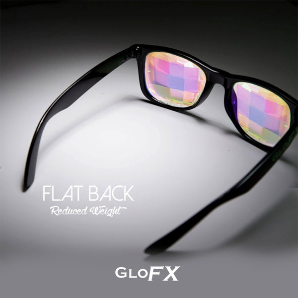 GloFX Ultimate Kaleidoscope Glasses - Black - Bug-Eye