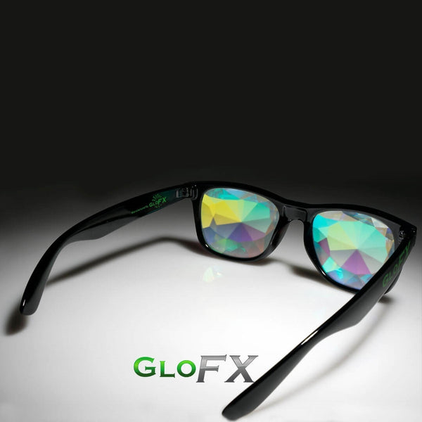GloFX Ultimate Kaleidoscope + Diffraction Glasses - Black
