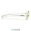 GloFX Kaleidoscope Glasses - White - Rainbow