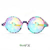 GloFX Kaleidoscope Glasses - Aztec - Rainbow Wormhole