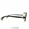 GloFX Kaleidoscope Glasses - Black - Rainbow