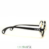 GloFX Kaleidoscope Glasses - Black - Rainbow Wormhole