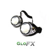 GloFX Diffraction Goggles - Chrome - Clear