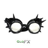 GloFX Diffraction Goggles - Black Spike - Clear