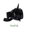 GloFX Diffraction Goggles - Black Spike - Clear