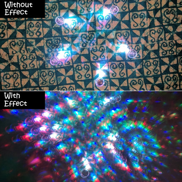 GloFX Kaleidoscope + Diffraction Goggles - Chrome