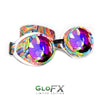 GloFX Kaleidoscope Goggles - Kandi Swirl - Rainbow Fractal