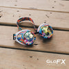 GloFX Kaleidoscope Goggles - Kandi Swirl - Rainbow Fractal