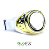GloFX Diffraction Goggles - Royal Gold - Clear