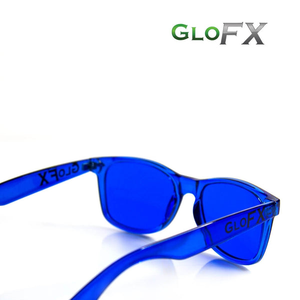 GloFX Colour Therapy Glasses - Deep Blue