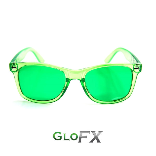 GloFX Colour Therapy Glasses - Green