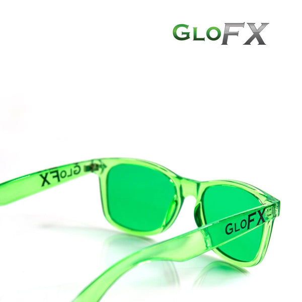 GloFX Colour Therapy Glasses - Green