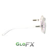 GloFX Aviator Kaleidoscope Glasses - Clear