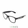 GloFX Spiral Effect Diffraction Glasses - Black