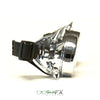 GloFX Diffraction Goggles - Chrome Spike - Clear