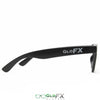 GloFX Standard Diffraction Glasses - Black - Clear - 5 Pack