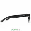 GloFX Standard Diffraction Glasses - Black - Clear - 10 Pack