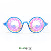 GloFX Kaleidoscope Glasses - Transparent Blue - Rainbow