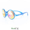 GloFX Kaleidoscope Glasses - Transparent Blue - Rainbow