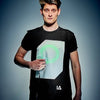 Illuminated Apparel T-Shirt - Black - Super Green Glow