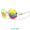 GloFX Kaleidoscope Glasses - Clear - Rainbow Fractal