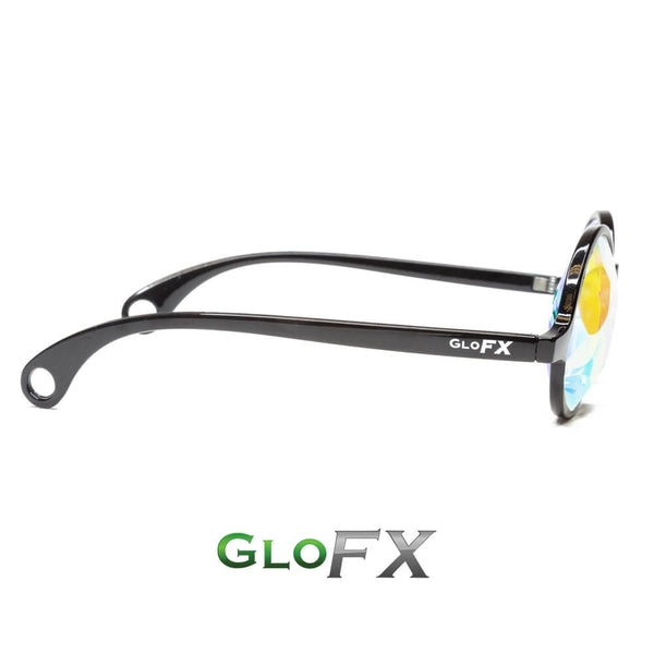 GloFX Kaleidoscope Glasses - Black - Sacred