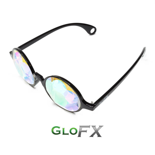 GloFX Kaleidoscope Glasses - Black - Sacred