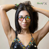 GloFX Kaleidoscope Glasses - Black - Sacred