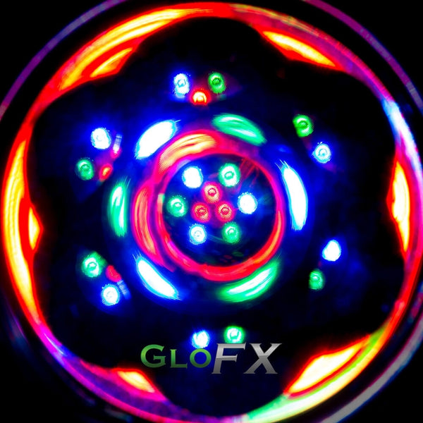 GloFX Kaleidoscope Glasses - Black - Sacred