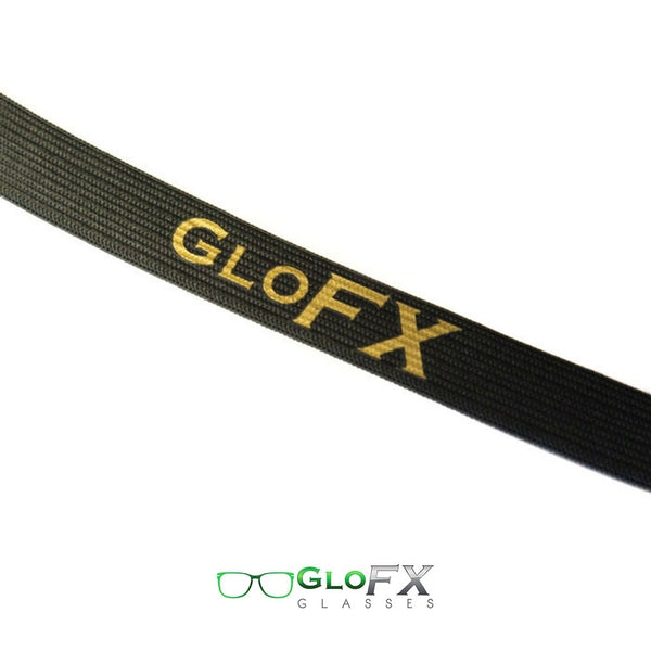 GloFX Kaleidoscope Goggles - Brass Spike - Rainbow Fractal