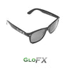 GloFX Ultimate Diffraction Glasses - Matte Black - Emerald Tinted