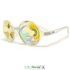 GloFX Kaleidoscope Glasses - Clear - Rainbow Wormhole