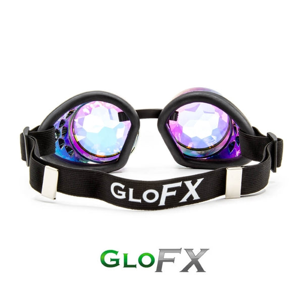 GloFX Kaleidoscope Goggles - Polychrome - Rainbow Fractal